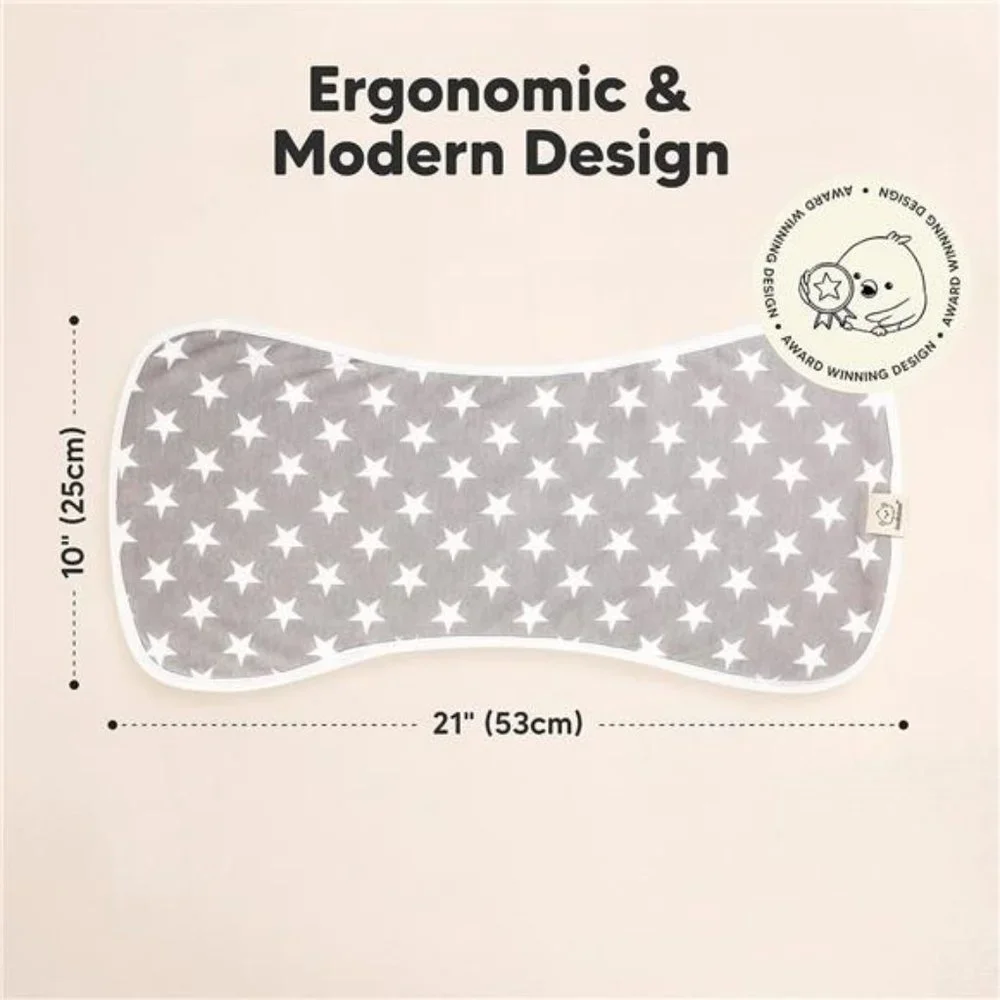 5Pack Organic Burp Cloths for Baby Boys and Girls -Ultra Absorbent Burping Cloth